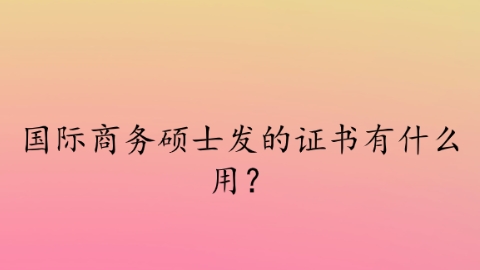 国际商务硕士发的证书有什么用？.png