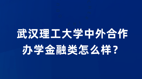 武汉理工大学中外合作办学金融类怎么样？.png