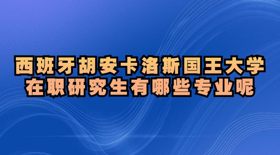 西班牙胡安卡洛斯国王大学在职研究生有哪些专业呢.jpg