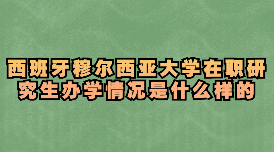 西班牙穆尔西亚大学在职研究生办学情况是什么样的.jpg